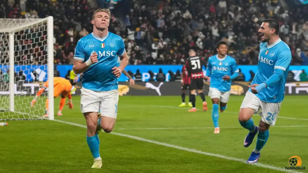 Napoli Melaju ke Final Piala Supercoppa Usai Singkirkan AC Milan 2-0, Conte Puji Mental Juara Timnya