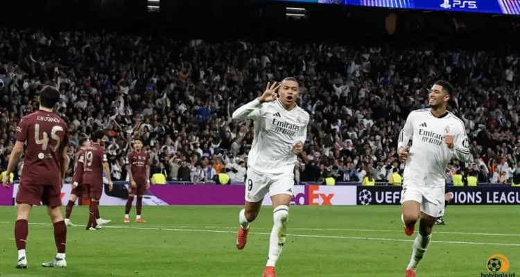 Real Madrid vs Manchester City Bernabéu jadi Arena Penentuan Dua Kekuatan Eropa