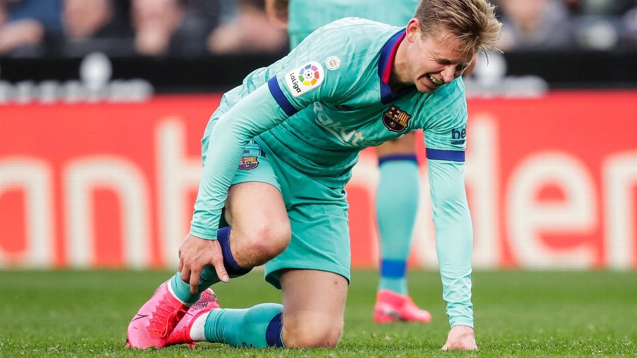 Frenkie de Jong Cedera Hamstring, Barcelona Putar Otak